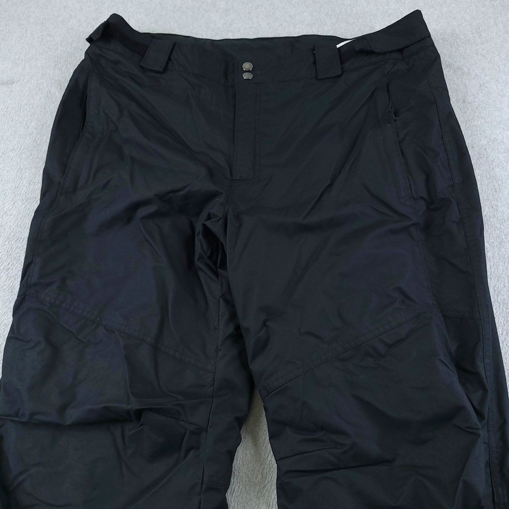 Columbia Bugaboo V Pants Mens Large Black Omni Heat Omni Tech Ski Snow Pants - Picture 2 of 12